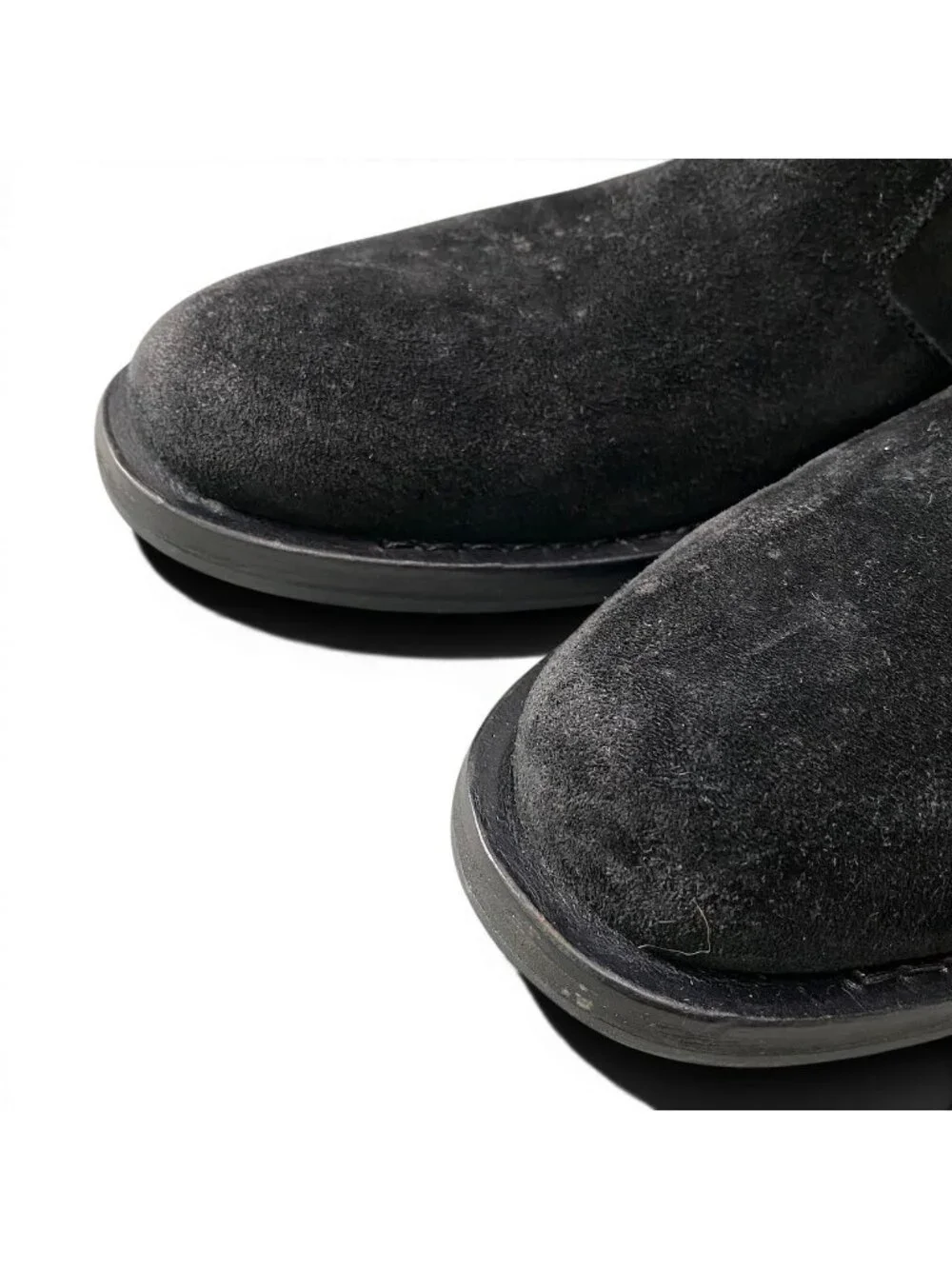 Dior Homme Era Votc Suede Leather Boots Side Zip 42.5 Black Shoes